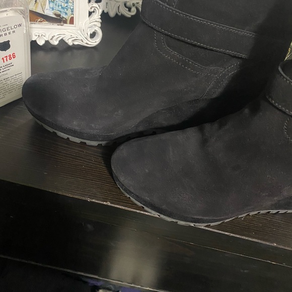 Prada Black sueded wedge booties - Picture 8 of 8